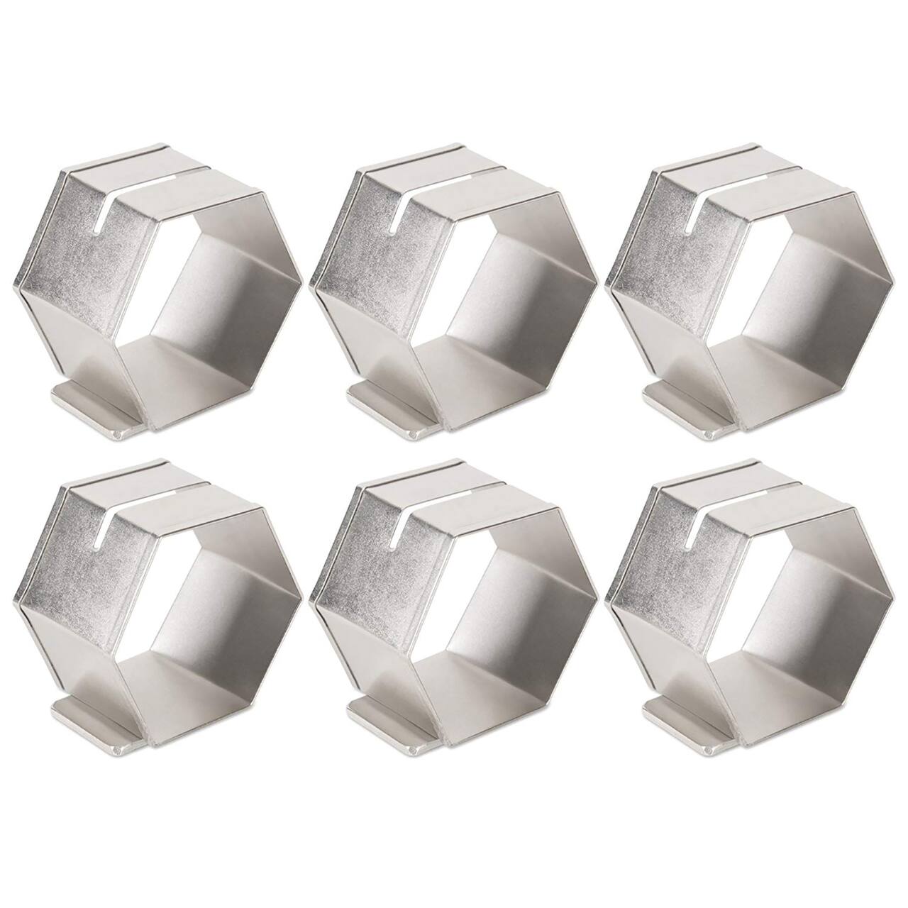 Antique Silver Place Holder Napkin Ring, 6ct.